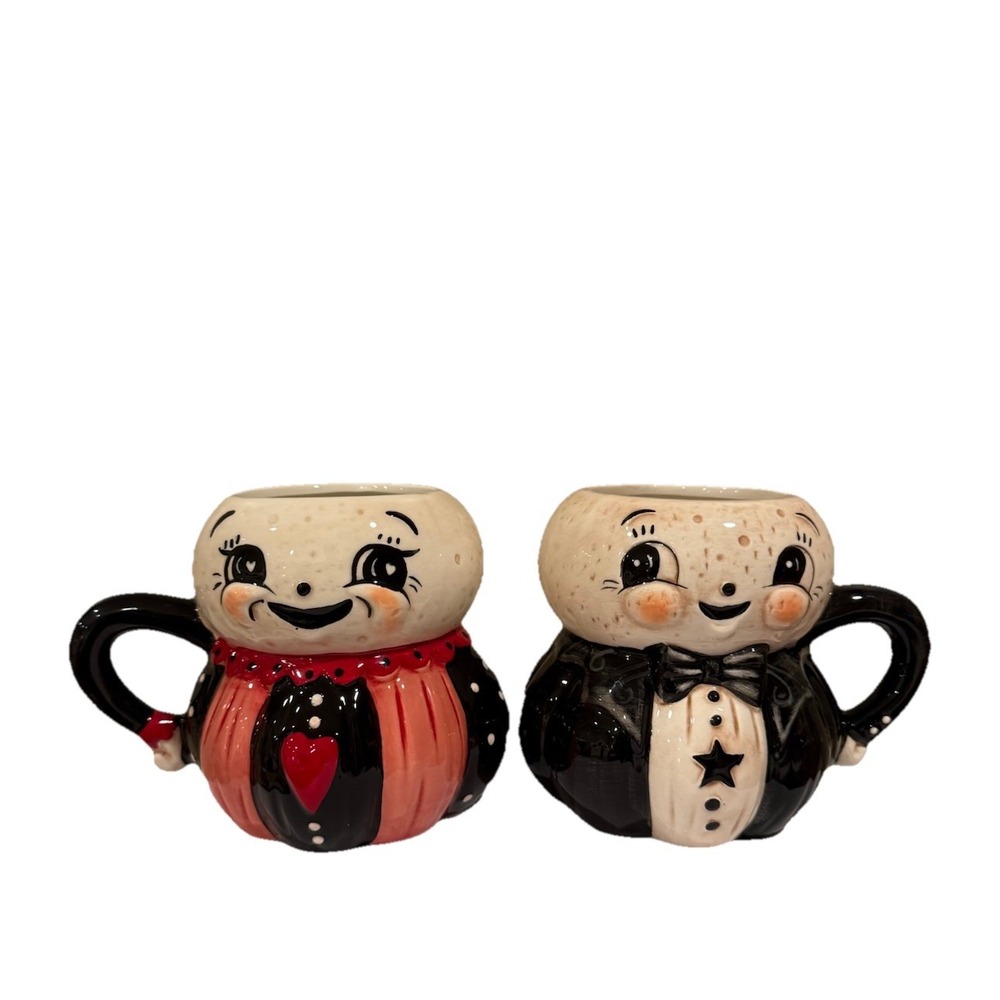 Johanna Parker Valentine's Day Mug Set LUNA Heart & Star Mugs Set Of 2 Valloween